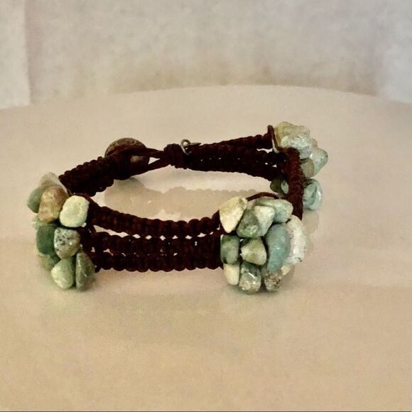 💝Leather and Puka shells Bracelet - Picture 3 of 3
